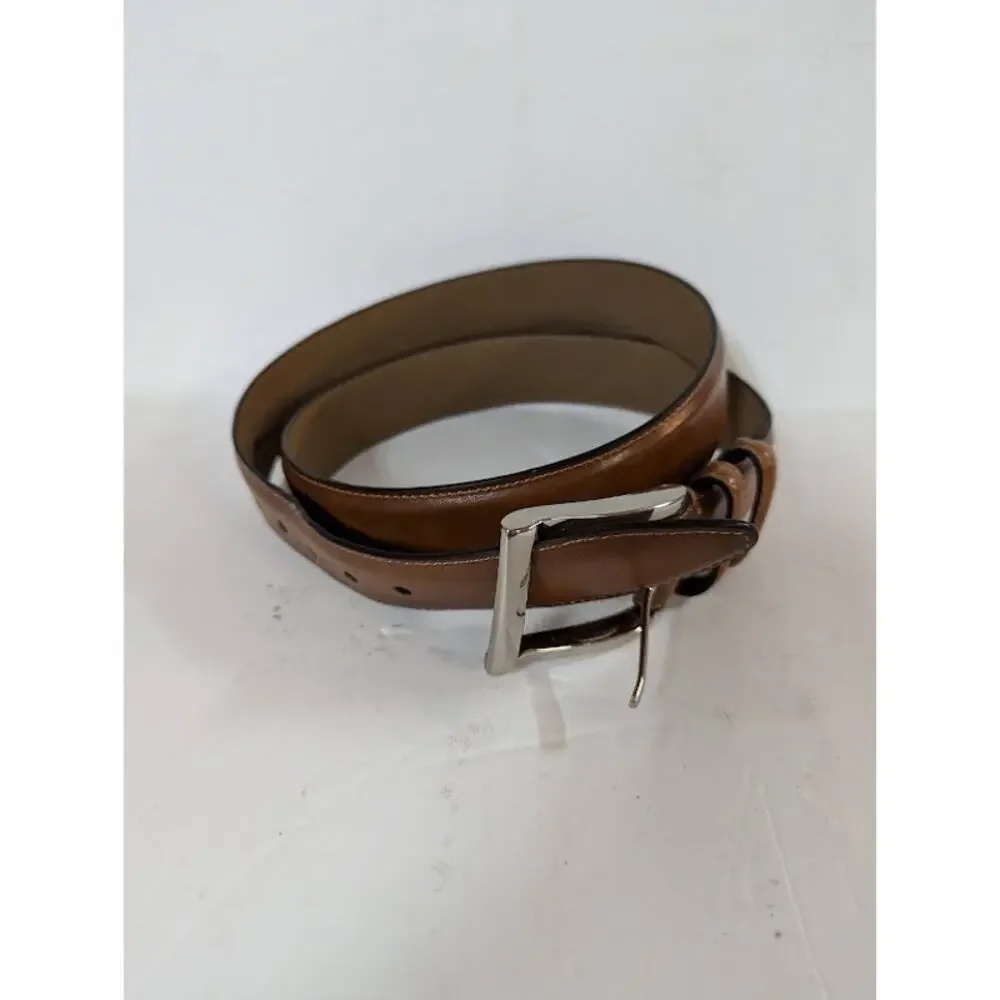 Men's Brown Size 36 Leather Belt Business Work